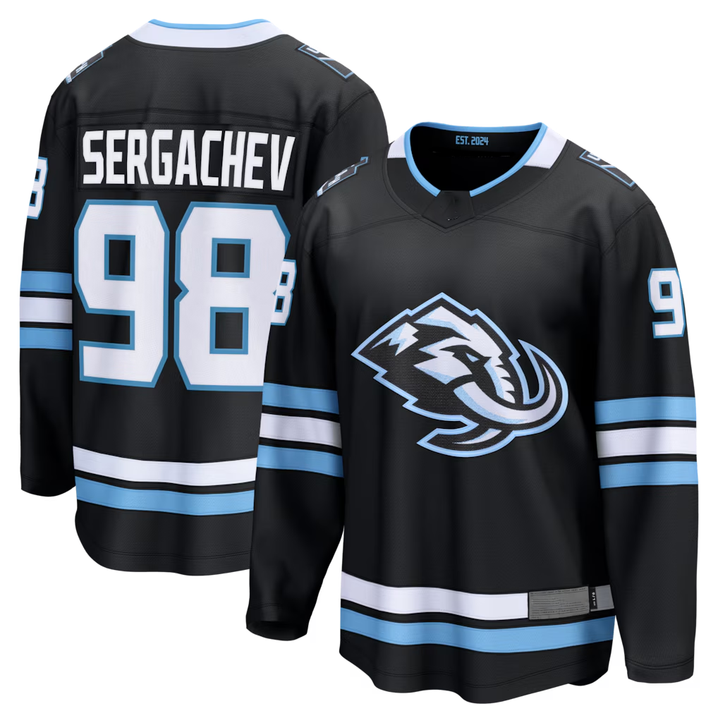 Gdoa U.Mammoth #98 Mikhail Sergachev Black Home Breakaway Player Jerseys