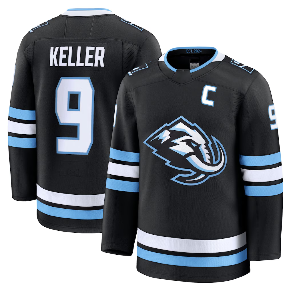 Gdoa U.Mammoth #9 Clayton Keller Black Home Premium Player Jerseys