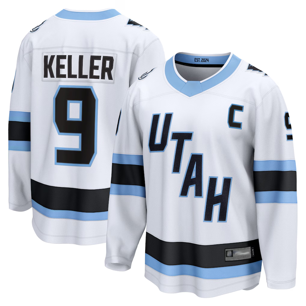 Gdoa U.Mammoth #9 Clayton Keller White Away Breakaway Player Jerseys