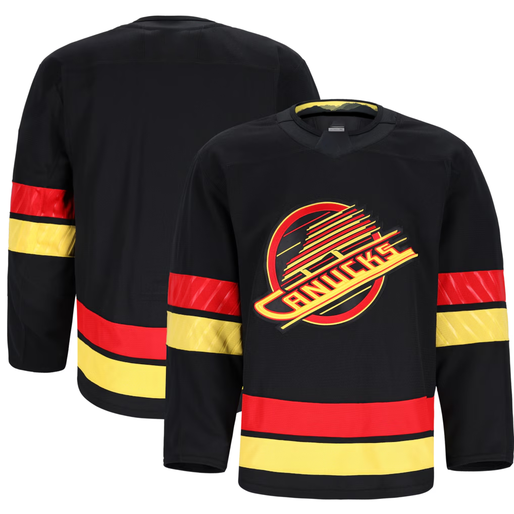 Gdoa V.Canucks Black Alternate Authentic Pro Jerseys