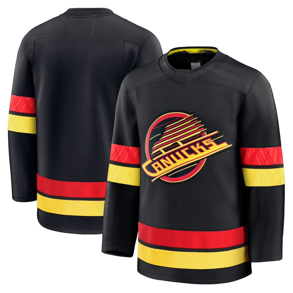 Gdoa V.Canucks Black Alternate Premium Jerseys
