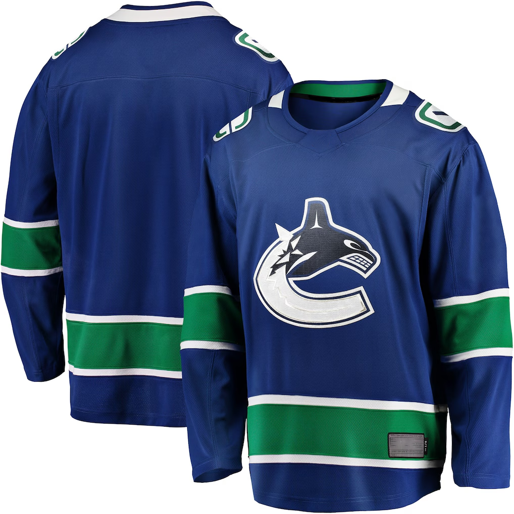 Gdoa V.Canucks Blue Home Team Breakaway Jerseys