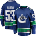 Gdoa V.Canucks #53 Teddy Blueger Blue Home Breakaway Jerseys