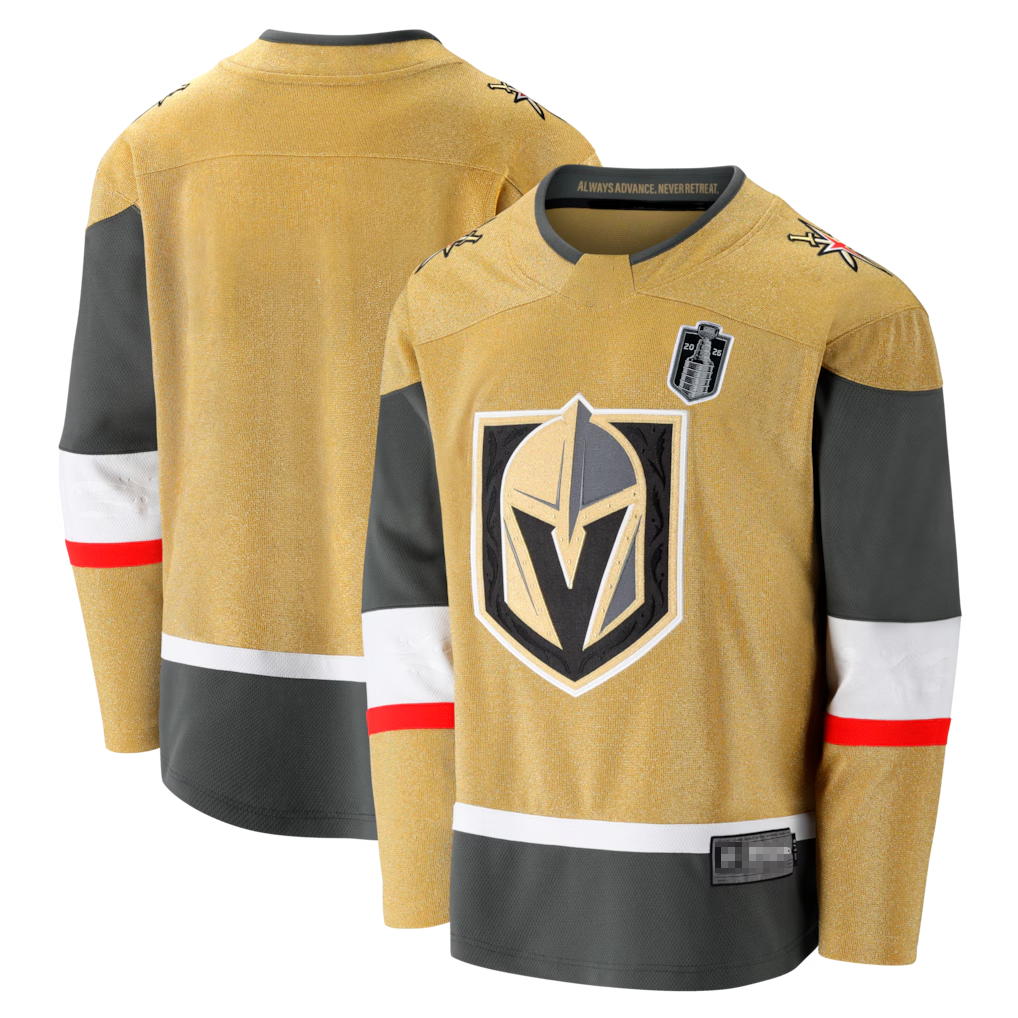 Gdoa V.Golden Knights Gold 2026 Stanley Cup Final Breakaway Jerseys