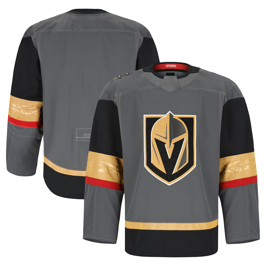 Gdoa V.Golden Knights Gray Alternate Authentic Pro Jerseys