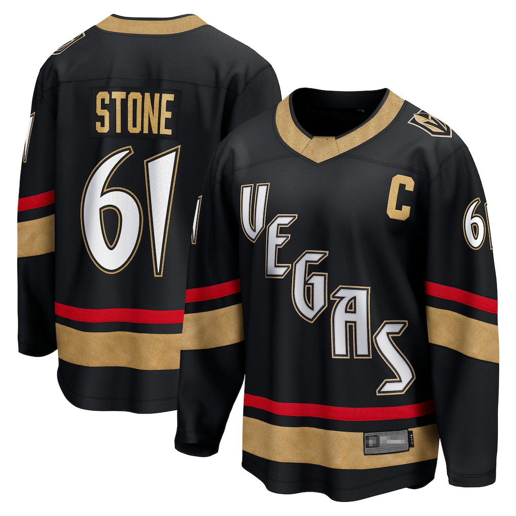 Gdoa V.Golden Knights #61 Mark Stone Black Special Edition 2.0 Breakaway Player Jerseys