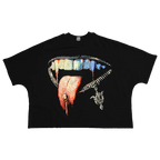 T-Shirt Vamp Streetwear Cropped Boxy Tee 280GSM 100 Percent Cotton Unisex Casual Tee For Everyday Streetfashion