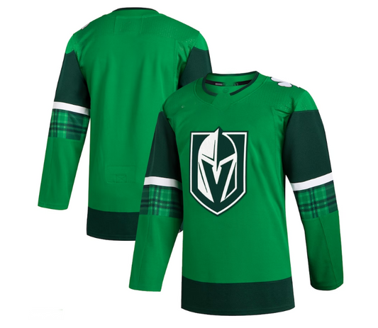 V.Golden Knights 2023 St. Patrick's Day Primegreen Authentic Jersey - Kelly Green Stitched American Hockey Jerseys