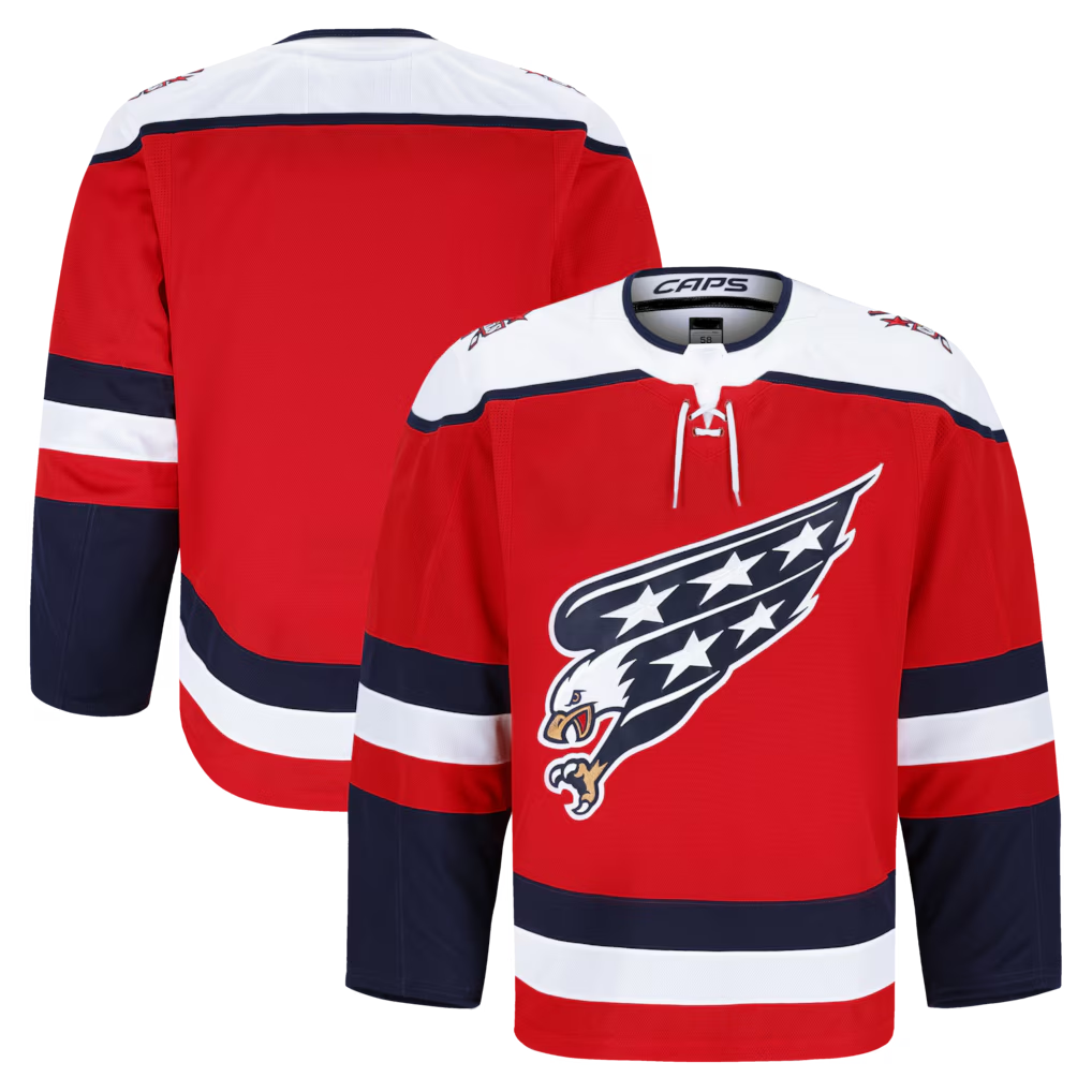 Gdoa W.Capitals Red Alternate Authentic Pro Jerseys