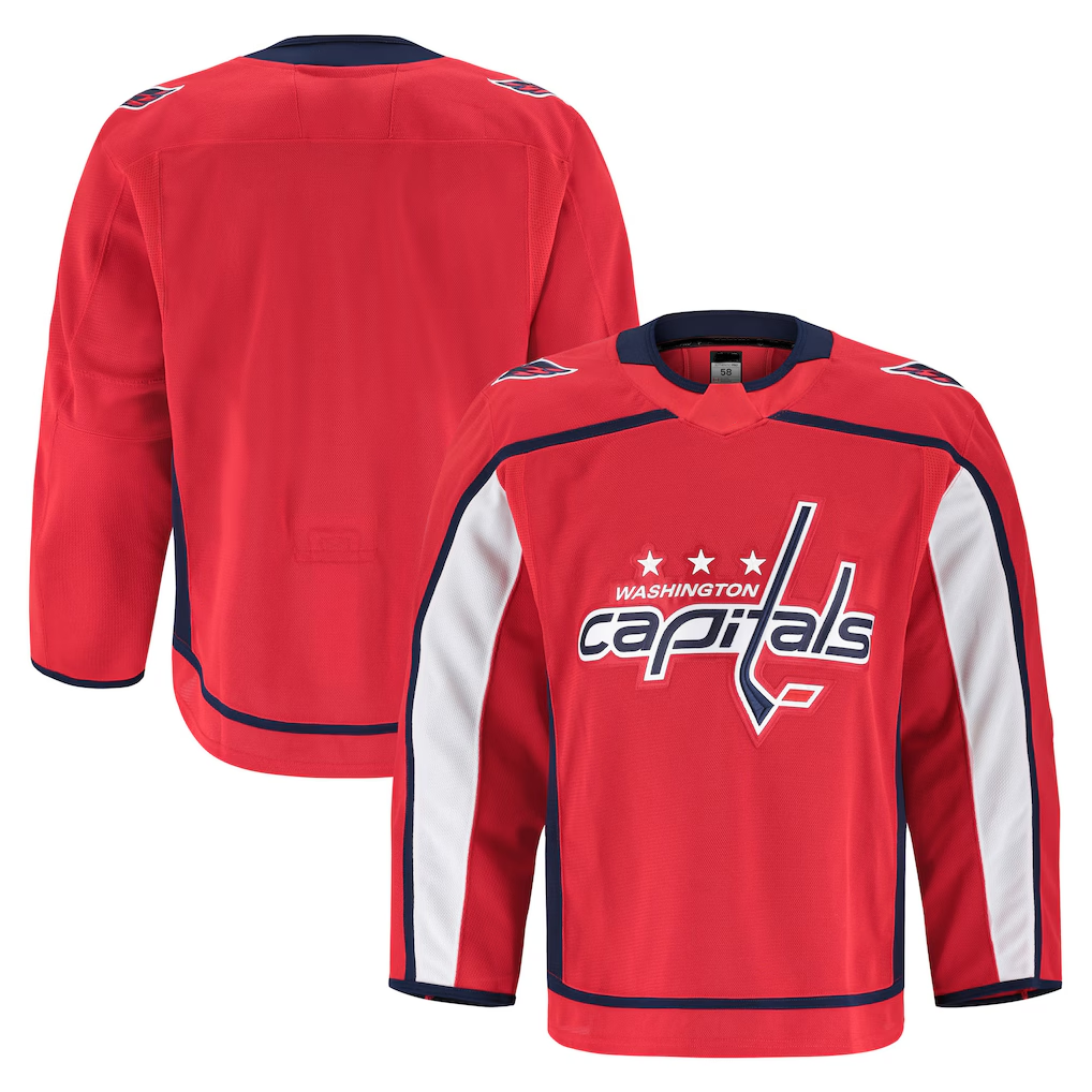 Gdoa W.Capitals Red Home Authentic Pro Jerseys