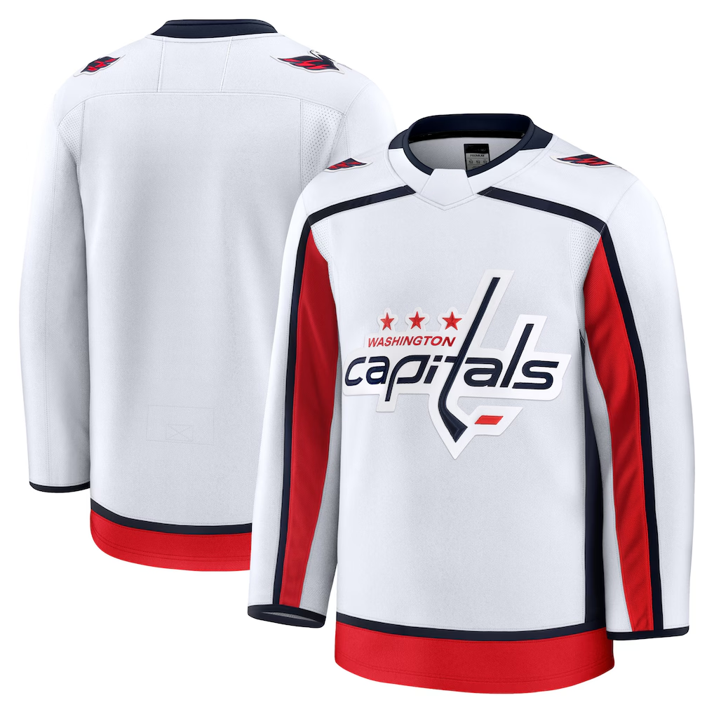 Gdoa W.Capitals White Away Premium Jerseys