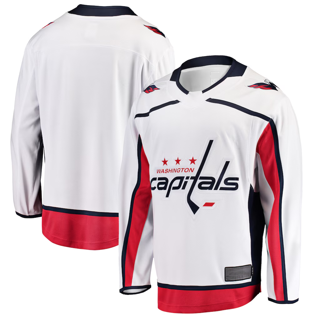 Gdoa W.Capitals White Breakaway Away Jerseys