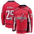 Gdoa W.Capitals #25 Jordan Kyrou Red Home Breakaway Jerseys