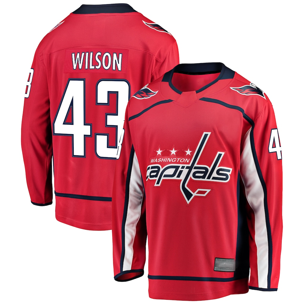 Gdoa W.Capitals #43 Tom Wilson Red Home Breakaway Player Jerseys