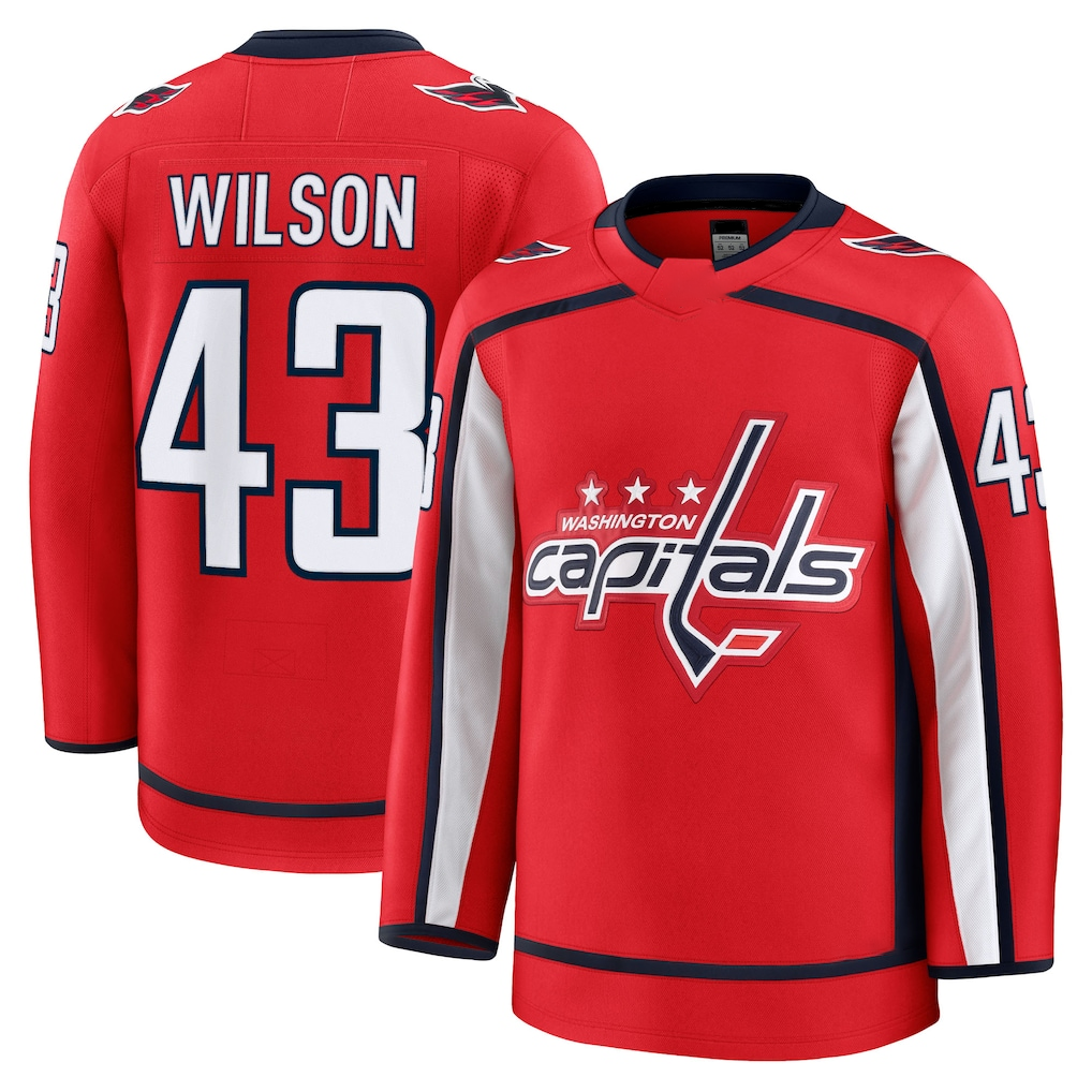 Gdoa W.Capitals #43 Tom Wilson Red Home Premium Jerseys