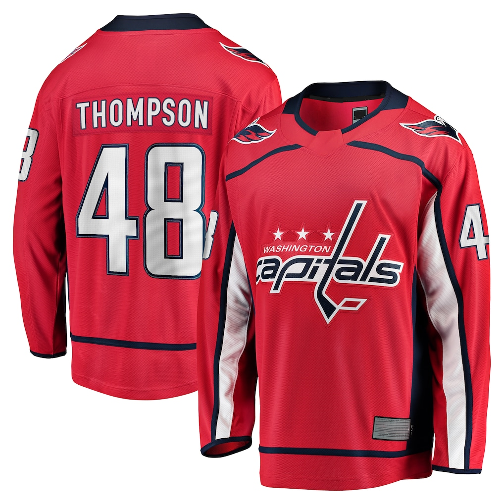 Gdoa W.Capitals #48 Logan Thompson Red Home Premier Breakaway Player Jerseys
