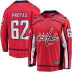 Gdoa W.Capitals #62 llya Protas Red Home Breakaway Jerseys