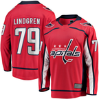 Gdoa W.Capitals #79 Charlie Lindgren Red Home Breakaway Player Jerseys