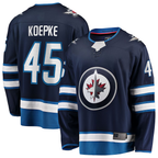 Gdoa W.Jets #45 Cole Koepke Navy Home Breakaway Jerseys