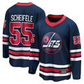 Gdoa W.Jets #55 Mark Scheifele Navy Breakaway Jerseys