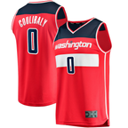 Edoa W.Wizards #0 Bilal Coulibaly Red Fast Break Replica Jerseys - Icon Edition