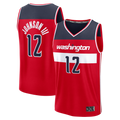 Edoa W.Wizards #12 Tre Johnson III Red Fast Break Replica Jerseys - Icon Edition