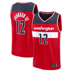 Edoa W.Wizards #12 Tre Johnson III Red Fast Break Replica Jerseys - Icon Edition