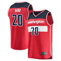 Edoa W.Wizards #20 Alexandre Sarr Red Fast Break Replica Player Jerseys - Icon Edition