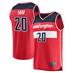 Edoa W.Wizards #20 Alexandre Sarr Red Fast Break Replica Player Jerseys - Icon Edition