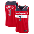 Edoa W.Wizards #3 CJ McCollum Red Fast Break Replica Player Jerseys - Icon Edition