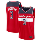 Edoa W.Wizards #3 CJ McCollum Red Fast Break Replica Player Jerseys - Icon Edition