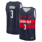 Edoa W.Wizards #3 Trae Young Navy Fast Break - Statement Edition