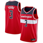 Edoa W.Wizards #3 Trae Young Red Swingman Jerseys - Icon Edition