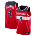 Edoa W.Wizards #4 AJ Dybantsa Red 2026 Draft Swingman Jerseys - Icon Edition