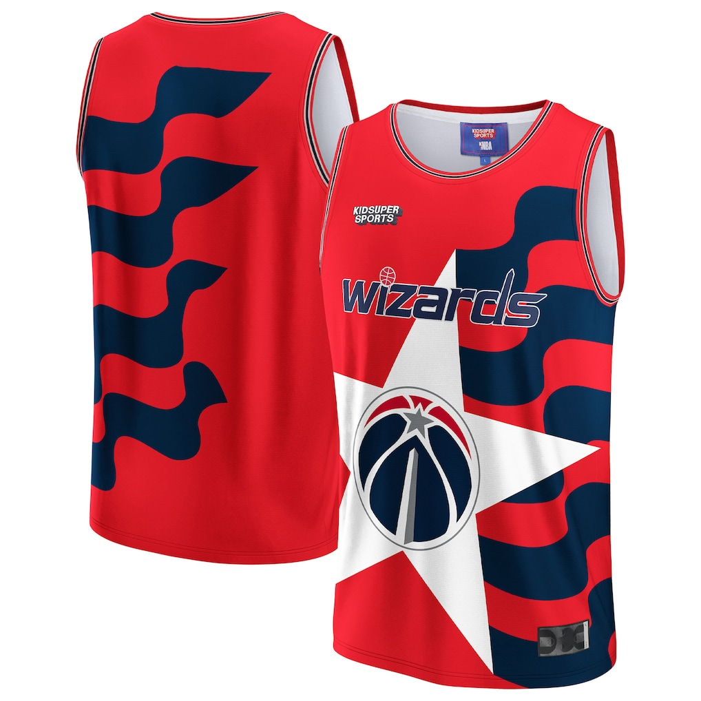 Edoa W.Wizards & KidSuper Studios by Red Hometown Jerseys