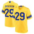 LA.Rams #29 Eric Dickerson Player Gold Classic Sol Home Game Gdoa Stitched Jerseys