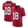 NY.Giants #18 Darius Slayton Player Red Limited Vapor Untouchable Home Game Gdoa Stitched Jerseys