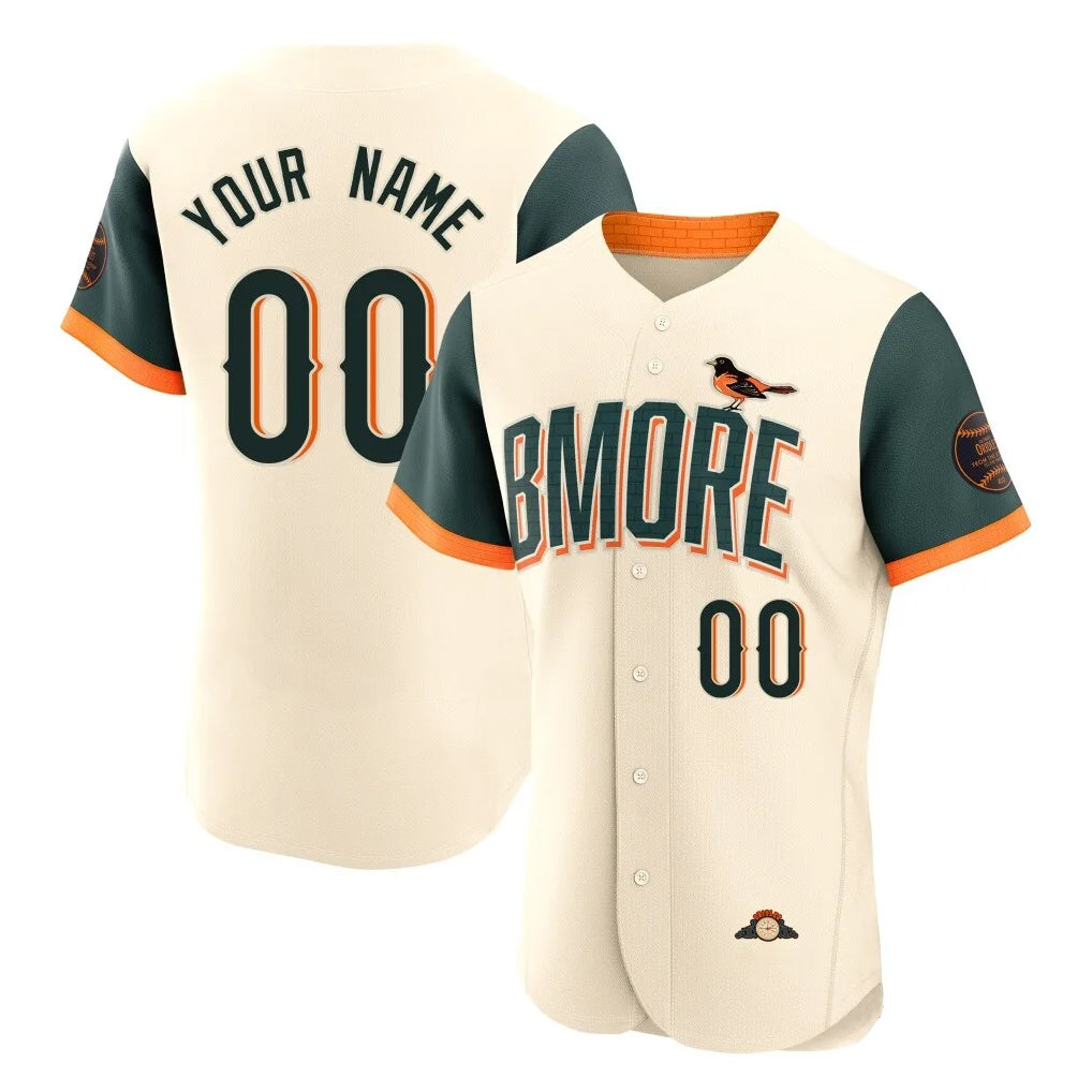 Custom B.Orioles Cream 2026 City Connect Limited Elite Home Any Name & Number Gdoa Stitched Jerseys