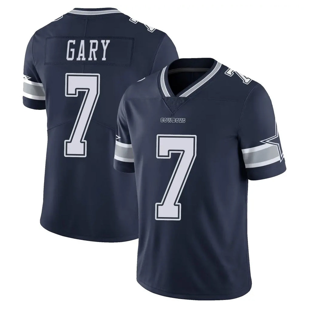 D.Cowboys #7 Rashan Gary Player Navy Vapor Untouchable Limited Home Game Gdoa Stitched Jerseys
