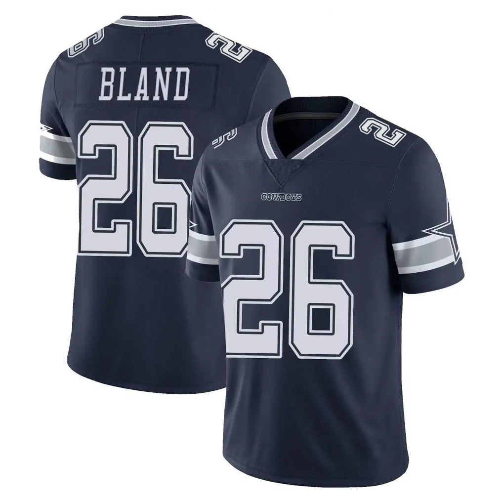 D.Cowboys #26 DaRon Bland Player Navy Vapor Untouchable Limited Home Game Gdoa Stitched Jerseys