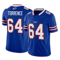 B.Bills #64 O'Cyrus Torrence Player Royal Vapor F.U.S.E. Limited Home Game Gdoa Stitched Jerseys