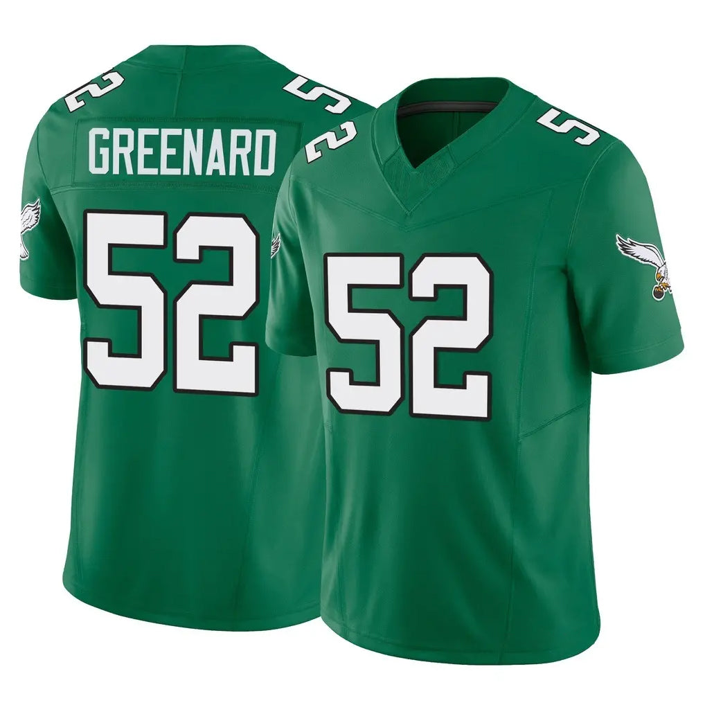 P.Eagles #52 Jonathan Greenard Player Green Kelly Alternate Vapor F.U.S.E. Home Game Gdoa Stitched Jerseys