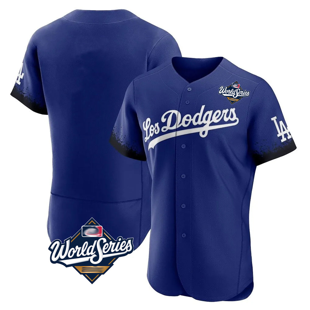 LA.Dodgers ## Dodgers Blank Player Royal City Connect Elite Home World Series Fdoa Stitched Jerseys