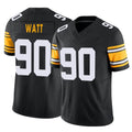 P.Steelers #90 T.J. Watt Player Black Limited Alternate Vapor F.U.S.E. Home Game Gdoa Stitched Jerseys