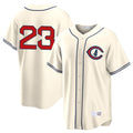 C.Cubs #23 Ryne Sandberg Player Cream Field of Dreams Home Game Gdoa Stitched Jerseys