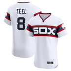 C.White Sox #8 Kyle Teel Player White T-shirt Limited Elite Home Gdoa Stitched Jerseys