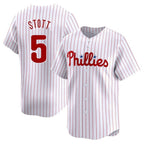P.Phillies #5 Bryson Stott Player White Home Limited Fdoa Stitched Jerseys