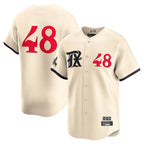 T.Rangers #48 Jacob deGrom Player Cream Limited City Connect Fdoa Stitched Jerseys