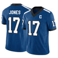 IN.Colts #17 Daniel Jones Player Royal Limited Indiana Nights Alternate Vapor F.U.S.E. Home Game Gdoa Stitched Jerseys