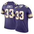 M.Vikings #33 Aaron Jones Sr. Player Purple Limited Classic Home Game Gdoa Stitched Jerseys